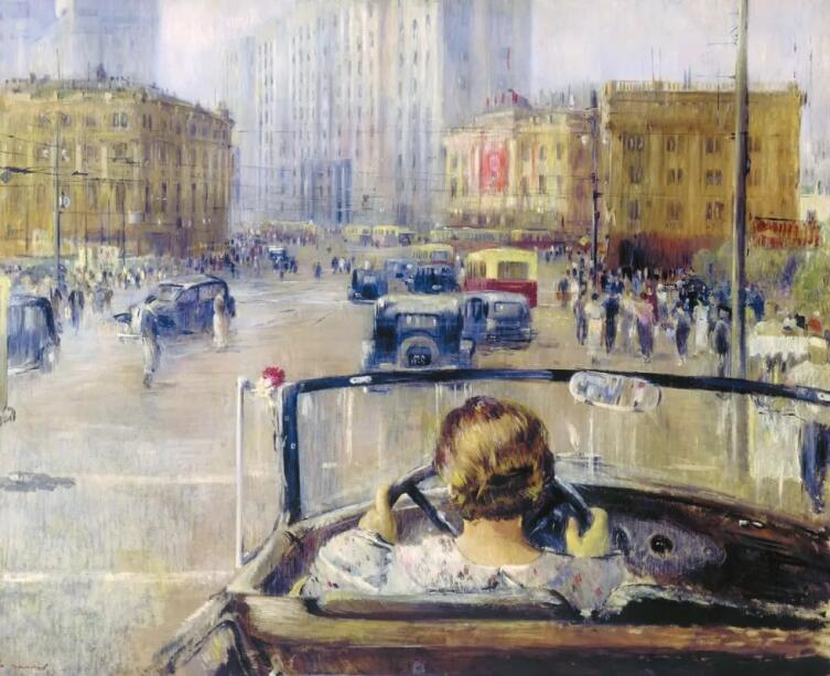 Ю. И. Пименов, «Новая Москва», 1937 г.