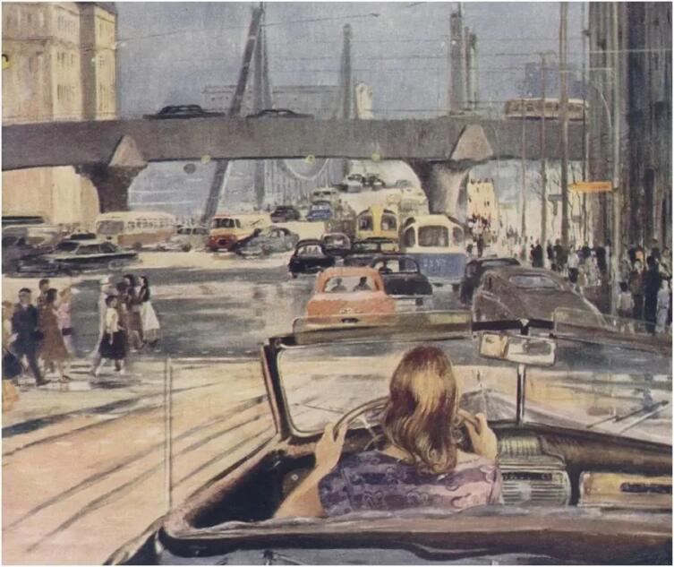 Ю. И. Пименов, «Новая Москва», 1960 г.