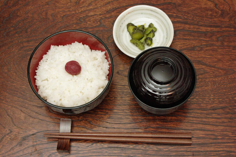 Традиционный завтрак. Япония