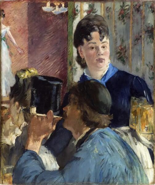 Эдуар Мане, «Подавальщица пива», 1879 г.