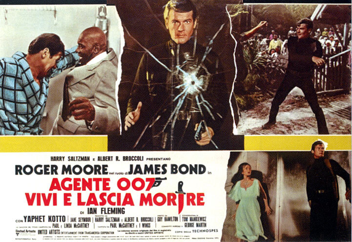 Постер к к/ф «Живи и дай умереть», 1973 г.