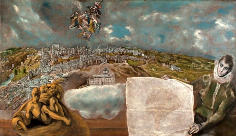 Эль Греко (Доменико Теотокопули), «Вид и план Толедо», 1610 г.