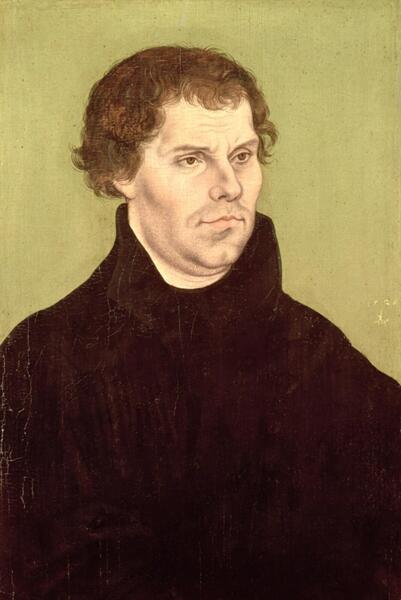Лукас Кранах Старший, «Портрет Мартина Лютера», 1526 г.