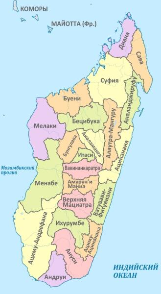 Провинции Мадагаскара