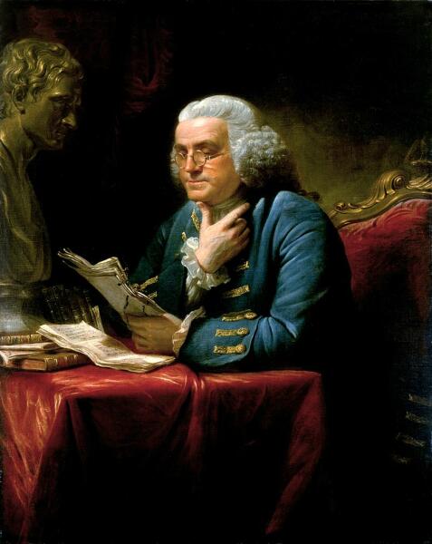 Дэвид Мартин, «Портрет Бенджамина Франклина», 1767 г.