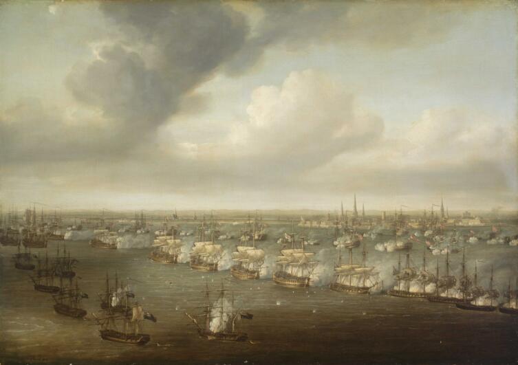 Николас Покок, «Битва при Копенгагене, 2 апреля 1801 года»