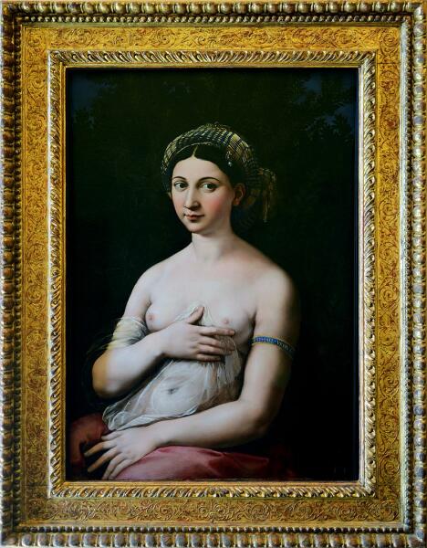 Рафаэль Санти, «Портрет молодой женщины (Форнарина)», 1519 г.