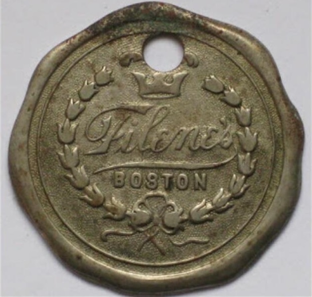 Жетоны, которые использовались с конца 1800-х по 1930-е годы в Бостоне