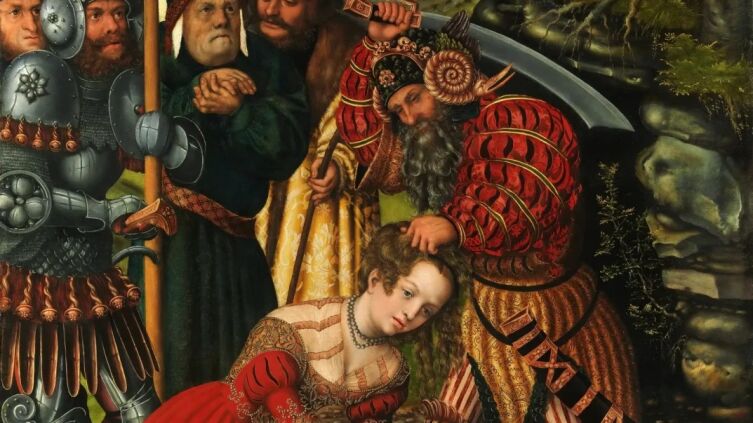 Лукас Кранах Старший, «Мученичество святой Варвары» (фрагмент), 1510 г.