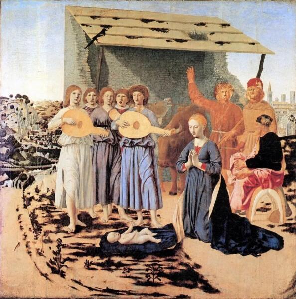 Пьеро делла Франческа, «Рождество Христово», 1470 г.