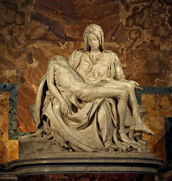 Микеланджело, «Оплакивание Христа», 1499 г.