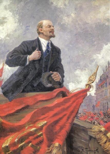 А. М. Герасимов, «Ленин на трибуне», 1930 г.