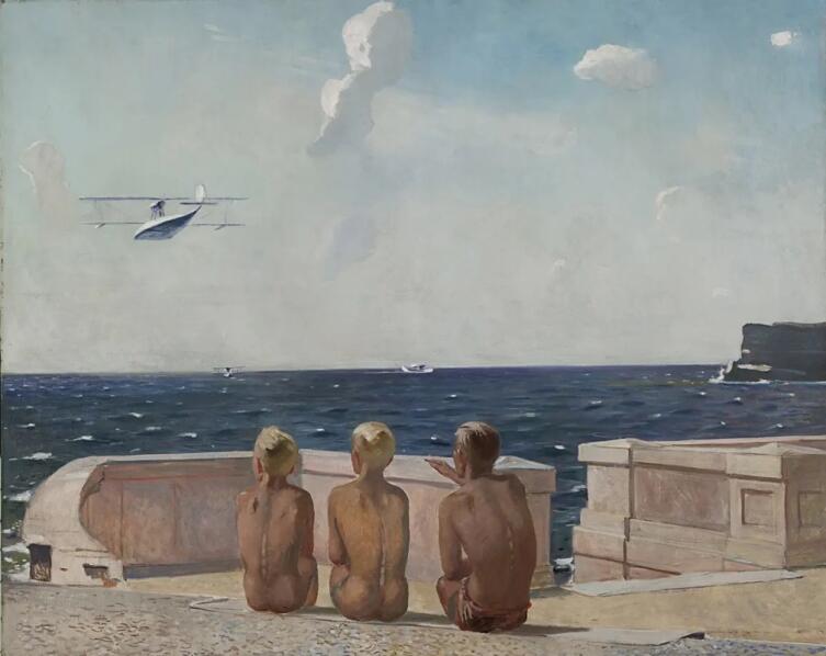 А. А. Дейнека, «Будущие летчики», 1938 г.