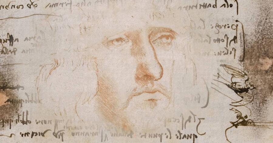 Предположительный ранний автопортрет Леонардо да Винчи