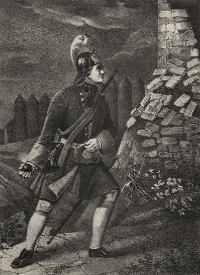 Рядовой гренадер Лейб-гвардии Преображенского полка с 1700 по 1732 гг.