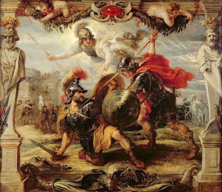 Питер Пауль Рубенс, «Победа Ахиллеса над Гектором», 1632 г.