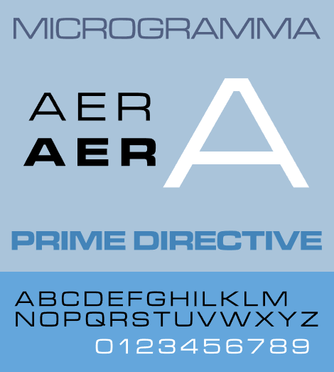 Шрифт "Микрограмма" Шрифт "Микрограмма"