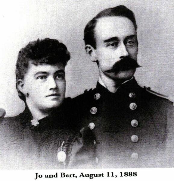 Снимок с женой в 1888 г.