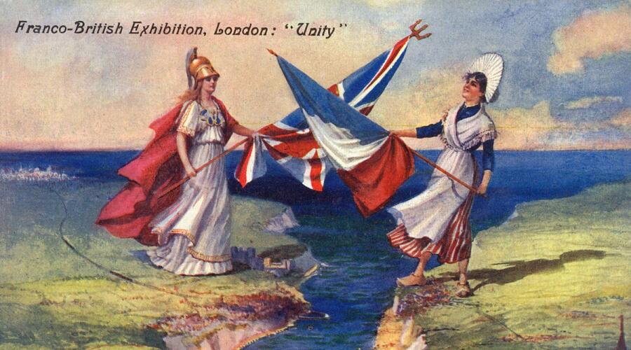 Картина на франко-британской выставке в Лондоне: «Единство»