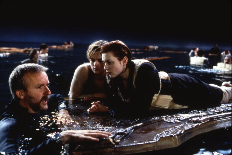 Кадр со съемок к/ф «Титаник», 1997 г.