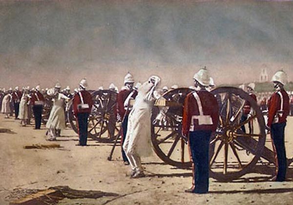 В. В. Верещагин, «Подавление индийского восстания англичанами», 1884 г.