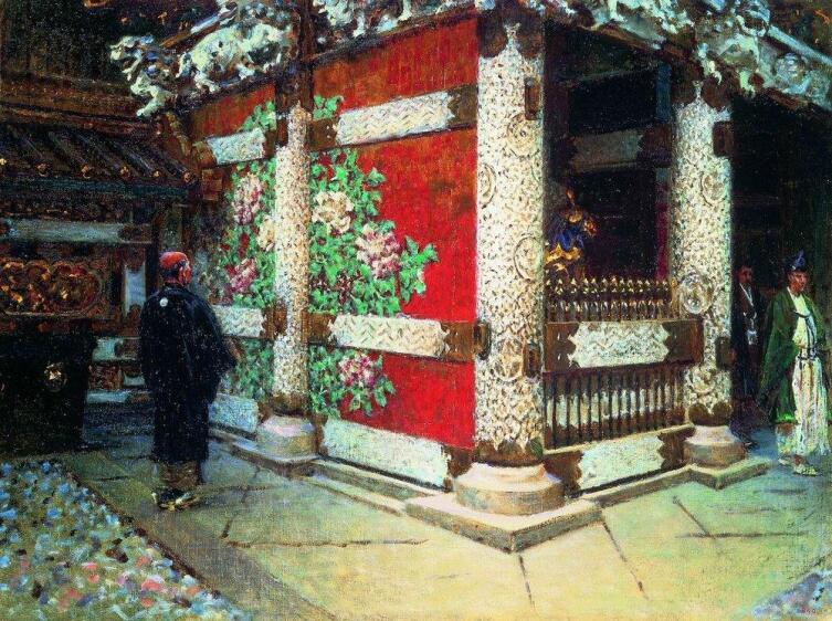 В. В. Верещагин, «Шинтоистский храм в Никко», 1903 г.
