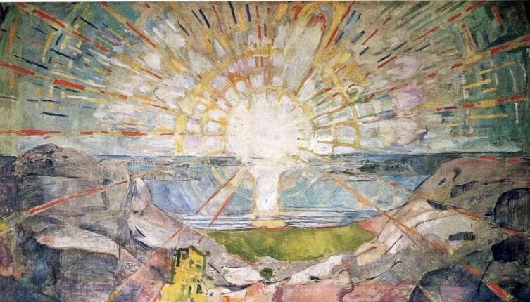 Эдвард Мунк, «Солнце», 1916 г.