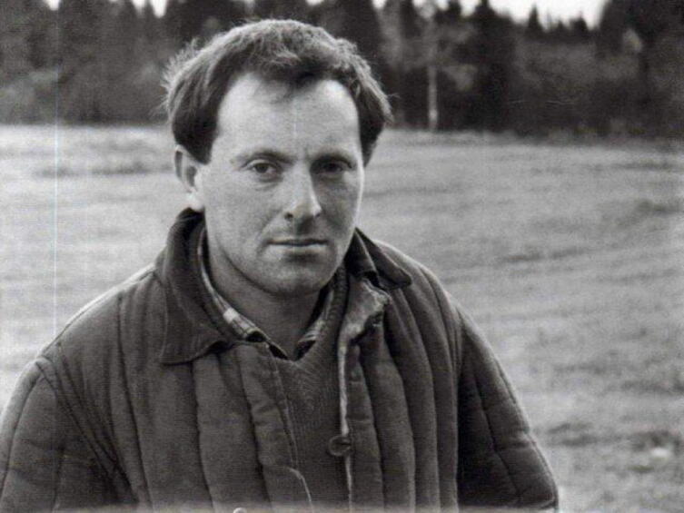 Иосиф Бродский в ссылке на поселении в Архангельской области, 1965 г.