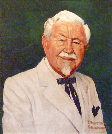 Портрет полковника с натуры кисти Нормана Роквелла