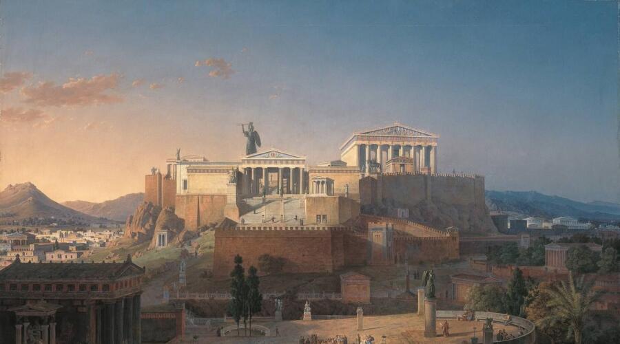 Лео фон Кленце, «Афинский акрополь», 1846 г.