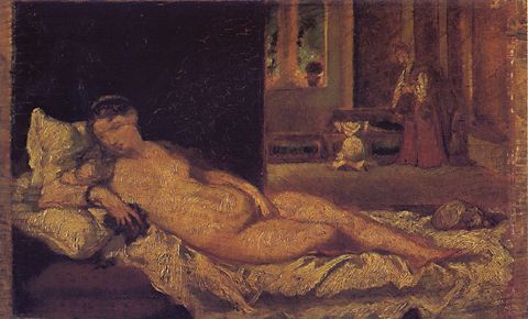 Эдуар Мане, копия тициановской «Венеры Урбинской», 1856 г.