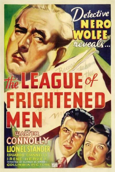 Постер к фильму «Лига перепуганных мужчин», 1937 г.
