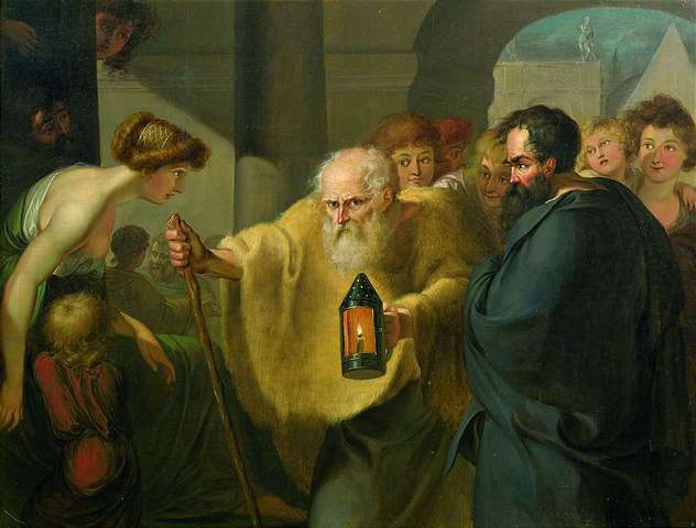 «Диоген ищет человека», Иоганн Тишбейн, 1780-е годы