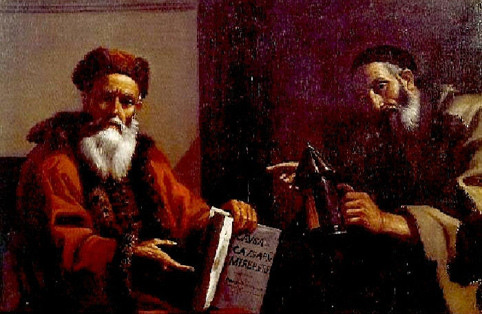 «Платон и Диоген». Маттиа Прети, XVII век, Капитолийский музей, Рим
