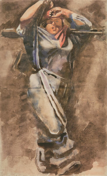 А. Самохвалов, «Несущая лопаты» 