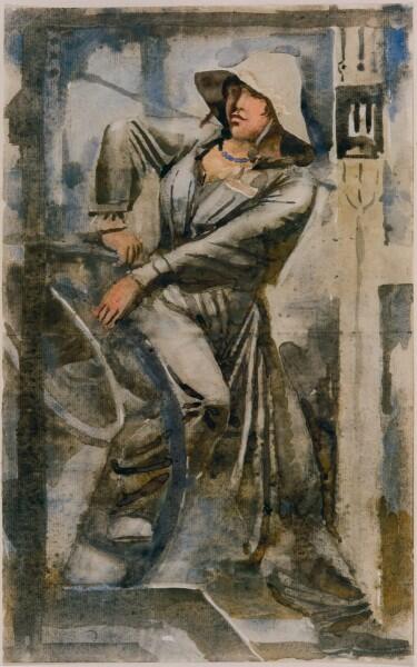 А. Самохвалов, «У бетоньерки» 