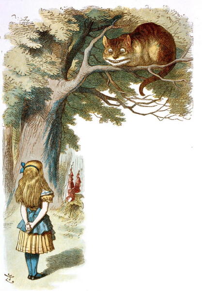 Иллюстрация John Tenniel к «The Nursery Alice», 1890 г.