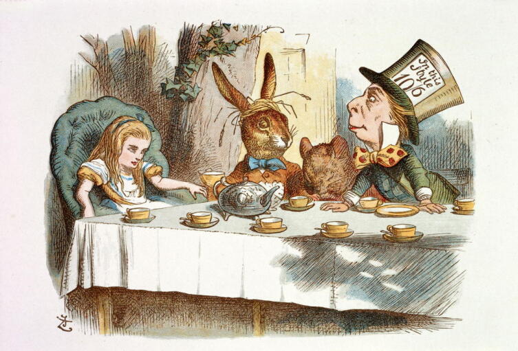 Иллюстрация John Tenniel к «The Nursery Alice», 1890 г.