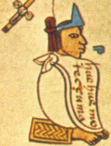 Монтесума в кодексе Мендоса