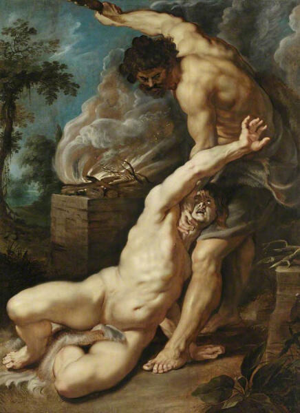 Рубенс, «Каин убивает Авеля», 1608−1609 гг.