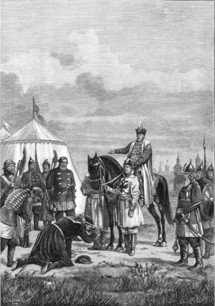 Болотников является с повинной перед царём Василием Шуйским