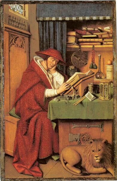 Мастерская Ван Эйка, «Святой Иероним», 1440-е гг.