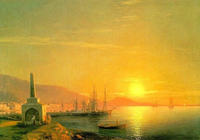И. Айвазовский. «Феодосийский залив», 1855 г.