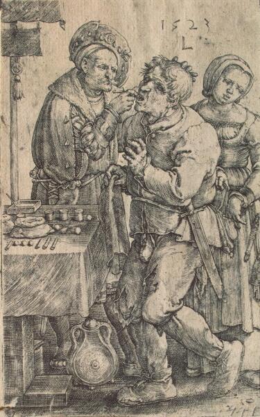 Лукас Ван Вейден, гравюра 1523 г.