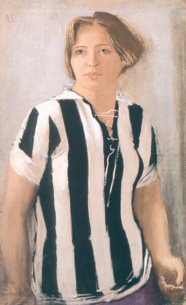 А.Самохвалов, «Девушка в футболке», 1932 г.
