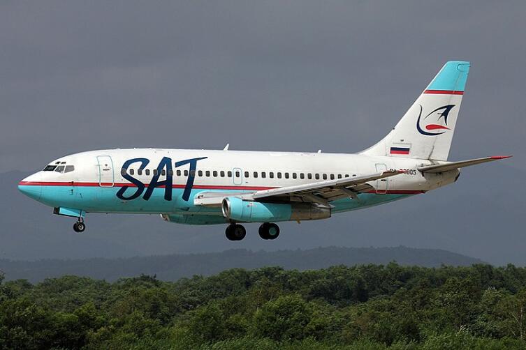 Boeing 737−200 авиакомпании «Сахалинские Авиатрассы»