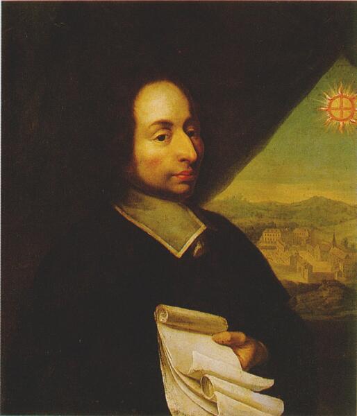 Анонимный портрет Блеза Паскаля 17 века