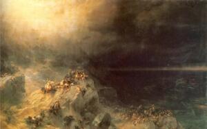Как показан Всемирный потоп в живописи?