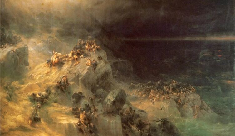 И. К. Айвазовский, «Всемирный потоп», 1864 г.