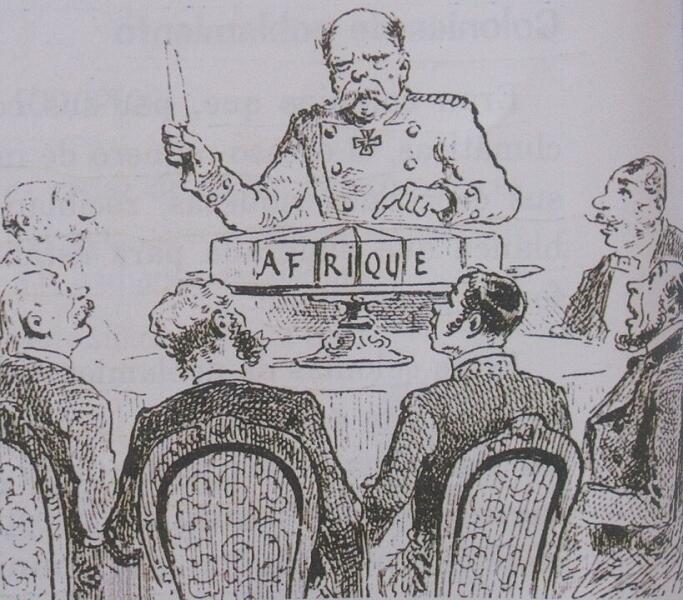 Берлинская конференция 1884−1885 годов, Бисмарк делит Африку, карикатура 1885 г.